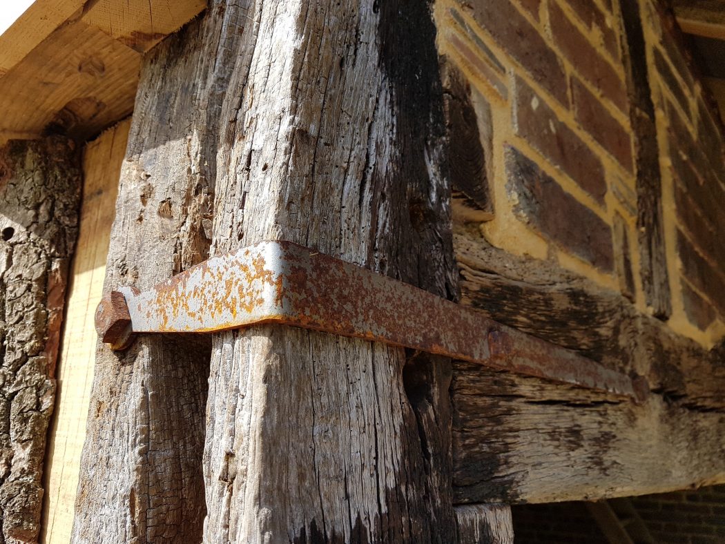 metal straps and brackets for historic building renovation Surrey Sussex