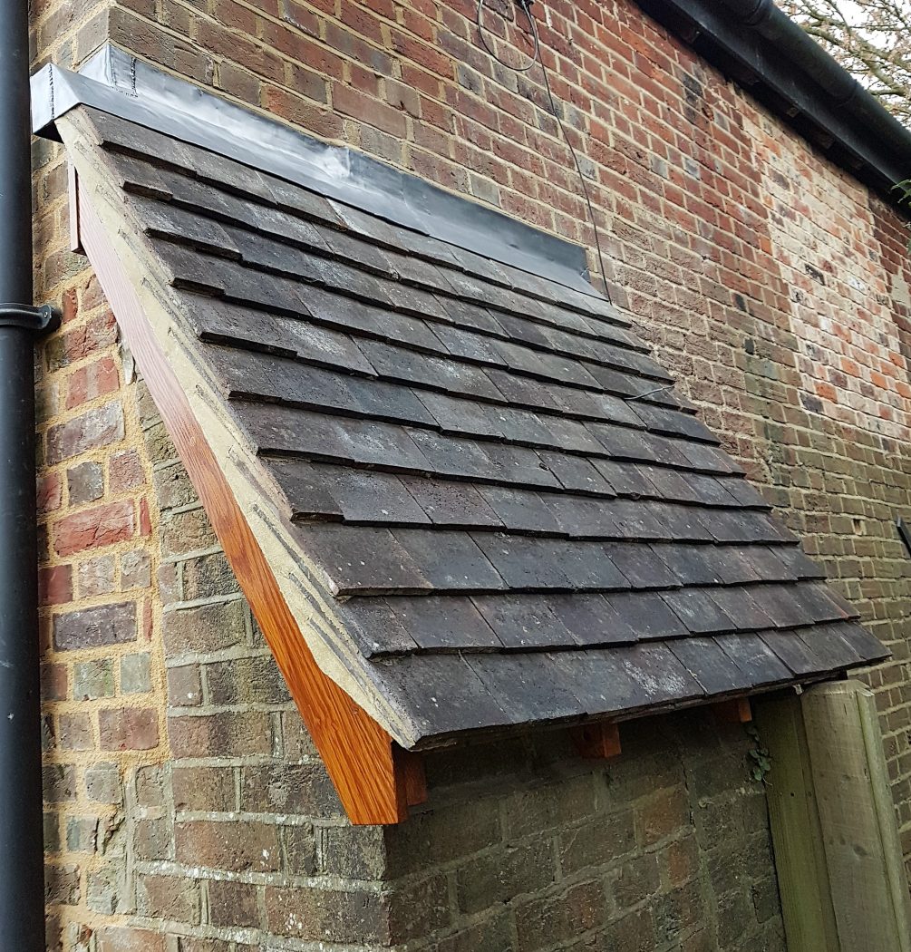 clay tile and oak bargeboard replacement and repair