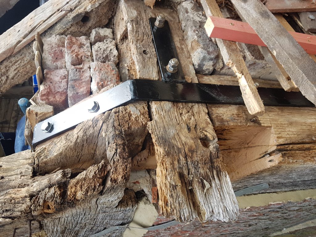 metal straps for timber structural support Oakhouse Construction