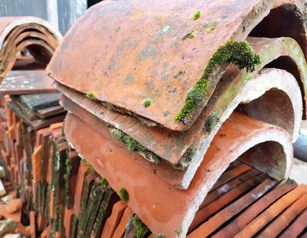 original roofing tiles re-used and sourced